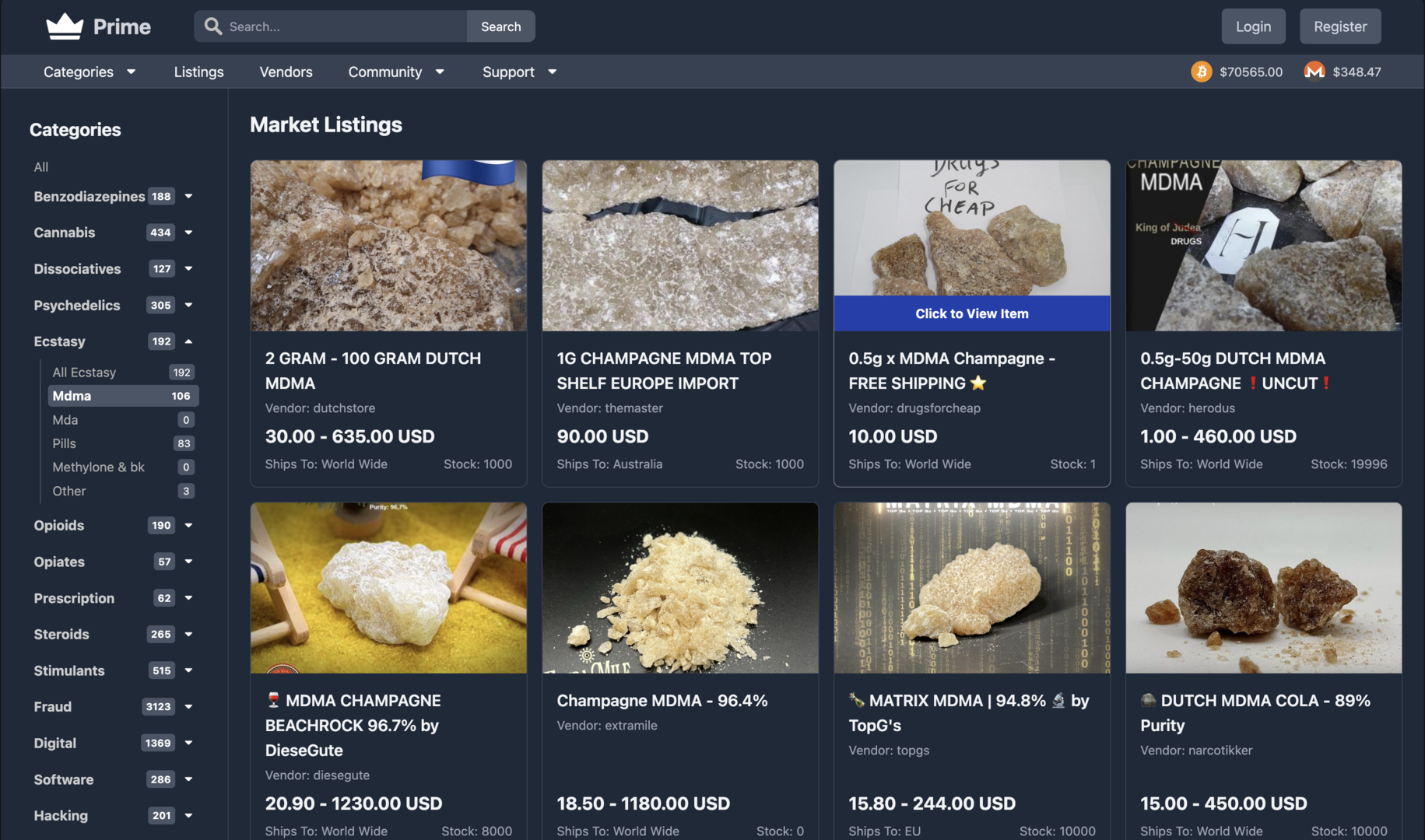 Marketplace Listings